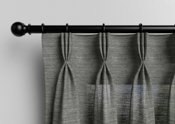 Sahara Voile, Metallic Grey - Made to Measure Curtains - Image 11